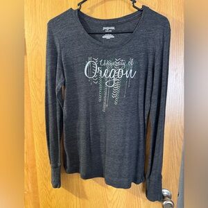 Jansport Charcoal University of Oregon Long Sleeve Tee